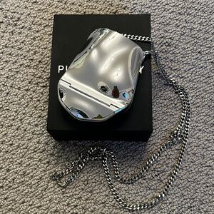 Published By Coin Purse Chrome 3D Crossbody Bag Metal